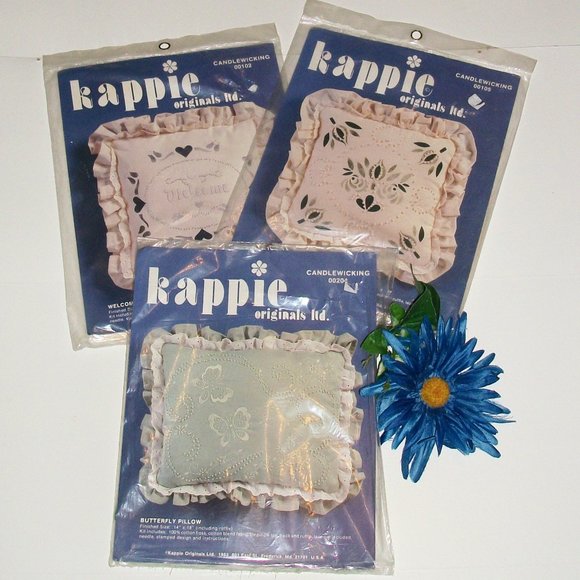 3 KAPPIE Candlewick Kits #00102 00105 00204 NEW - Picture 1 of 8